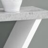 Accent Console Table For Entryway, Modern Convenient Design - White - Image 2