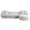 Chandler - Right Sectional Sofa - Cream - Image 6