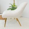 Aubrey - French Lounge Chair - Beige - Image 3