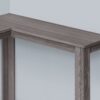 Corner Accent Console Table For Entryway, Contemporary And Modern - Gray - Image 8
