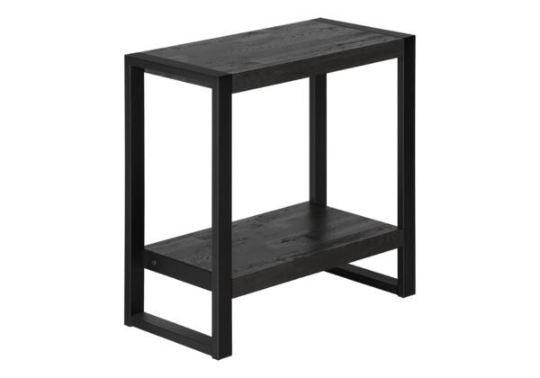 Accent Table, Side Industrial - Black