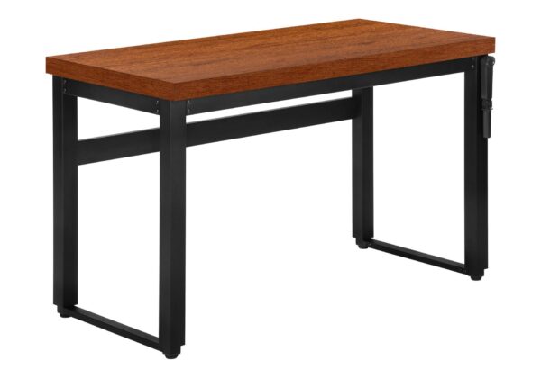 Computer Desk, Home Office, Standing, Adjustable, Laptop, Contemporary & Modern - Cherry