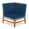 Perla - 5 Pieces Sofa Set - Blue - Image 12