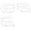 Rex - 2 Seater Sofa And Right Chaise - Sienna - Image 14