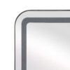 Rectangle Medicine Cabinet Mirror Bathroom Mirror With Storage Wall Mounted Medicine Mirror Cabinet With LED - Sliver - Image 17