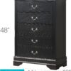 Charming Traditional Storage Chest - Black - Image 3