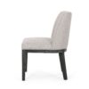 Modern Dining Chair With Durable Fabric Upholstery And Sturdy Wooden Frame (Set of 2) - Light Gray - Image 9