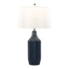 Stella - Contemporary Table Lamp - Gloss Dark Blue / White - Image 2