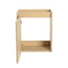 Modern 16" Bathroom Vanity Sink Combo With Ceramic Sink And Cabinet For Small Spaces - Oak - Image 23