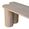 Twin Plank Marble Bench - Marble - Image 3