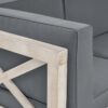 Brava - X Back Left Arm Chair - Gray - Image 5