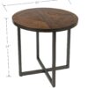 Faro - Round End Table - Brown - Image 5