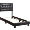Caldwell - Twin Bed Stylish Contemporary - Black - Image 2