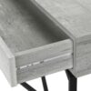 Accent Console Table For Entryway, Storage Drawer, Contemporary & Modern - Gray - Image 7
