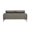 Onyx - Leather Loveseat - Gray - Image 6