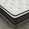 10" Twin Hybrid Mattress A Box, Pillow Top Bed Cushion With Breathable And Hypoallergenic Design, Medium Firm For Lumbar Support - White / Gray - Image 4