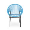 Modern Nusa Chair Outdoor Seating Woven Rope - Blue - Image 7