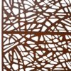 Outdoor & Indoor Privacy Screen Metal Privacy Screen, Freestanding Decorative Privacy Screen For Deck Balcony Patio - Rust Red - Image 7