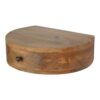 Wall Mounted Rounded Nightstand - Oak - Image 5