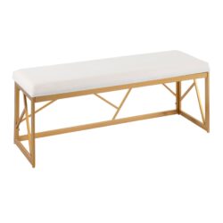Folia - Glam Bench - Gold / White