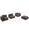 Cecilia - Modular Corner Sectional, Modern Sofa - Gray - Image 9