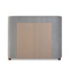 Brooklyn - Queen Tufted Panel Bed Headboard And Footboard Set - Opal Gray - Image 5