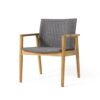 Bryan - Chat Set Outdoor Furniture Frame - Teak - Image 10