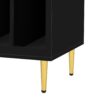Modern TV Stand For Up To 70" TV, Entertainment Center TV Media Console Table, With 3 Shelves And 2 Cabinets, TV Console Cabinet Furniture For Living Room - Black - Image 19