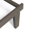 Ariana - Wooden Chaise Lounge With Cushion, Stylish Outdoor Relaxation - Gray - Image 13