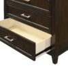 Merlot - 5 Drawer Chest - Mahogany - Image 3