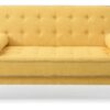 Vibrant Contemporary Loveseat Bed - Yellow - Image 2