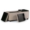 Avalon - Storage Ottoman - Natural - Image 5