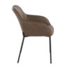Daniella - Contemporary Dining Chair (Set of 2) - Black / Espresso - Image 3