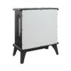 3D Flame Electric Infrared Quartz Fireplace Stove With Remote Control - Antique Black - Image 9