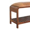 Buffalo - Slatted Square Bench - Brown - Image 2