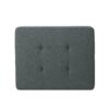 Classic Fabric Ottoman With Birch Wood Legs And High Quality Foam Padding - Charcoal - Image 7