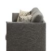Laurissa - Linen Sofa With 4 Pillows - Light Gray - Image 4