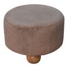 Round Ball Footstool - Mocha - Image 8