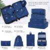 Hardshell Luggage Sets 4 Pieces + Bag Spinner Suitcase With Tsa Lock Lightweight - 16" / 20" / 24" / 28" Luggages - Blue - Image 3