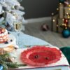 Reef Plastic Charger Plate (Set of 8) - Red - Image 3