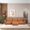 Grant - Triple Power Convertible Sofa - Cognac - Image 4