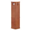Corner Curio Cabinet With 5 Shelves And Lighting System (E26 Light Bulb Not Included) - Oak - Image 6