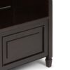 Connaught - Entryway Storage Bench - Dark Chestnut Brown - Image 7