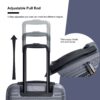 Carry On Luggage Airline Approved18.5" Carry On Suitcase With Tsa Approved Carry On Luggage With Wheels Carry On Bag Hard Shell Suitcases - Dark Gray - Image 11