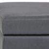 Kingsley - Large Storage Ottoman - Stone Gray - Image 7