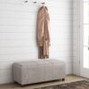 Avalon - Storage Ottoman - Distressed Gray Taupe - Image 7