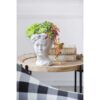 Greek Style Cement Head Planter Indoor Outdoor Home Garden Decor - Gray - Image 8
