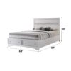 Naima - Queen Bed With Storage - White - Image 7