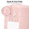 Set 3 Pieces 20" / 24" / 28" Abs Spinner Wheel Luggage, Matching Color, With Combination Lock - Pink - Image 10