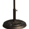 Rust-Resistant Resin Umbrella Base - Black - Image 4